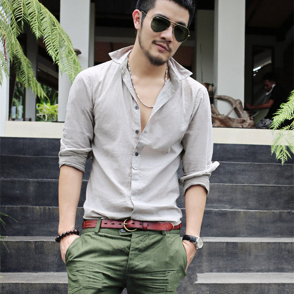 Men's Comfortable Long-Sleeve Shirts #C01
