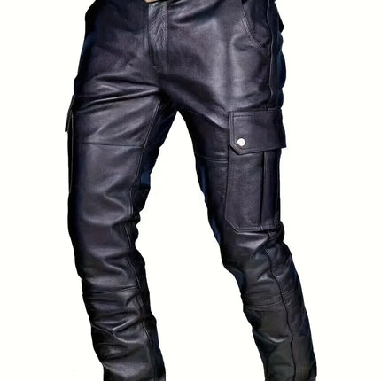 Men's Stylish Black Cargo Pants #250612200 - Pants | Black / S