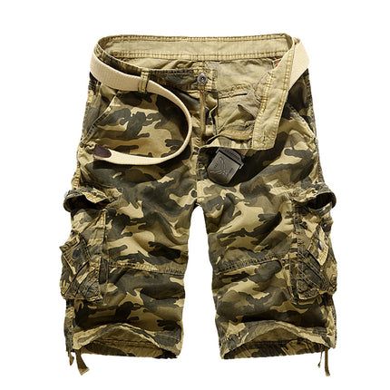 Men's Camouflage Print Shorts #25061238 - Pants | Khaki / 28