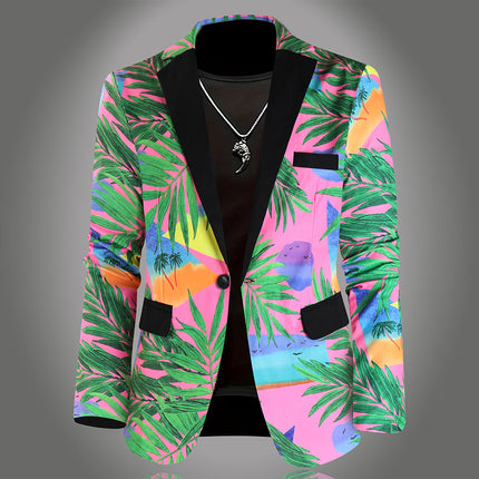 Men High Quality Print Blazers - Blazers | Color3 / M