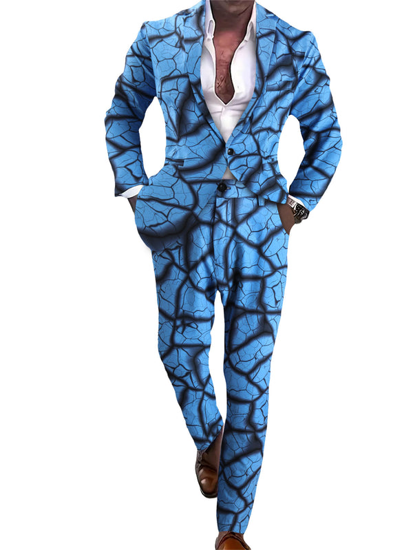 Men's Blue Wave Suit #2TZ-XX2501