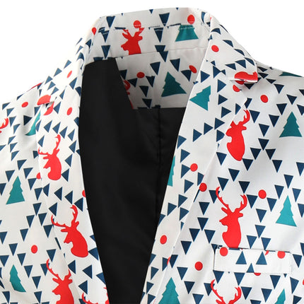 Men's Geometric Print Suit #2TZ627 - Suits | Multicolour / M
