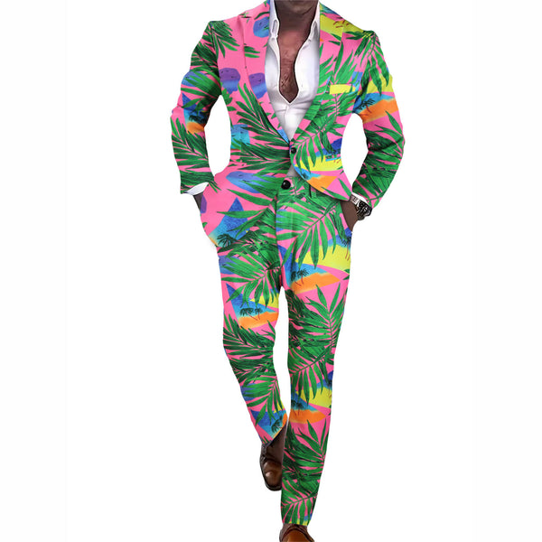 Men's Colorful Casual Suit #2TZ-XX312