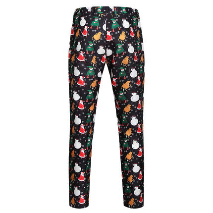Men's Colorful Printed Pants #XK41 - Pants | Multicolour / M