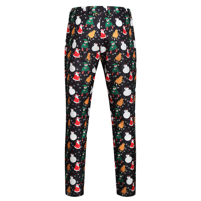 Men's Colorful Printed Pants #XK41 - Pants | Multicolour / M