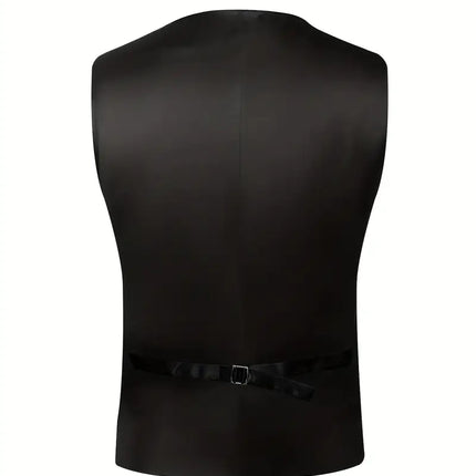 Men's Vest Tie Handkerchief Set #25061019 - Vests | Color1 / S