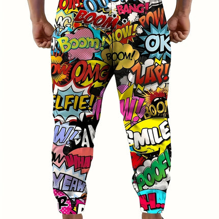 Men's Print Joggers #25625010 - Pants | Multicolour / S