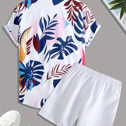 Men's Print 2pcs Set #25061353 - | Multicolour / S