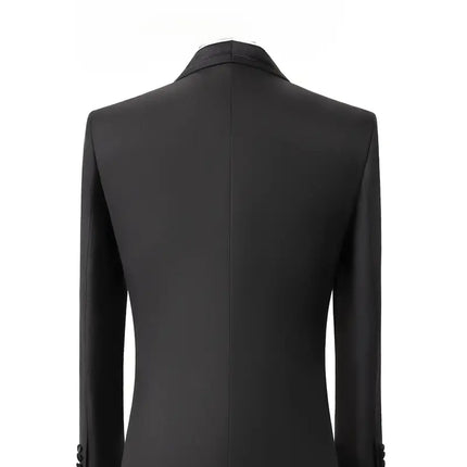 Men's 3pcs suit #311 - | Black / XXS