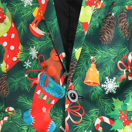 Men's Christmas Printed Suit #2TZ629 - Suits | Multicolour / M