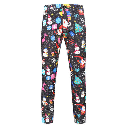Men's Christmas Colorfui Printed Pants #XK27 - Pants | Multicolour / M