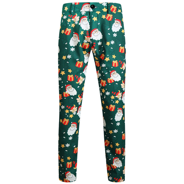 Men's Christmas Printed Pants #XK637 - Pants | Multicolour / M
