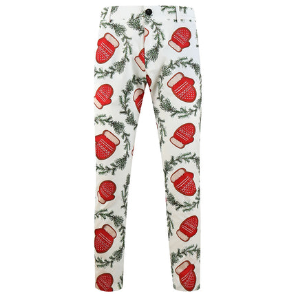 Men's Christmas Gloves Pants #XK651 - Pants | Multicolour / M