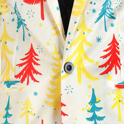 Men's Christmas Three Piece Suit #3TZMK624 - Suits | Multicolour / M