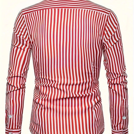 Men's Striped Shirt #25062405 - | Sky Blue / S