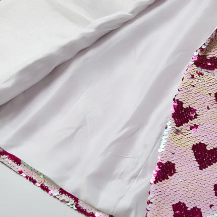 Men's Valentine's Love Sequins Blazer #S8103 - Blazers | Multicolour / XS