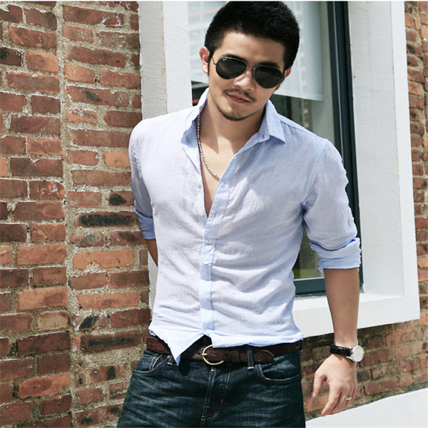 Men's Comfortable Long-Sleeve Shirts #C01