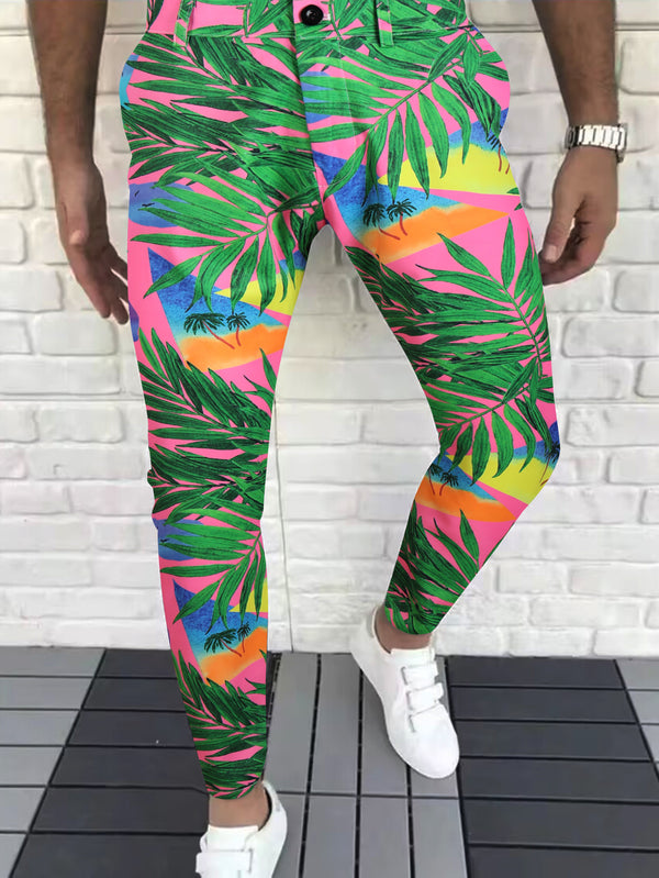 Holiday Glow Printed Leisure Trousers