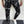 Black Casual Lightning-Print Men's Pants