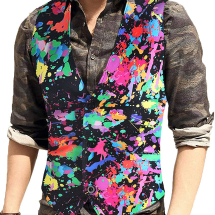 Men's Colorful Vest #MJ - Vests | Color3 / M