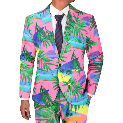 Men's Colorful Paisley Suit #2TZ