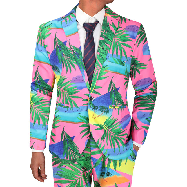 Men's Colorful Paisley Suit #2TZ