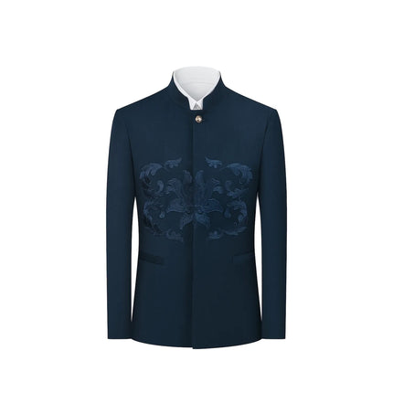 Men's Embroidered Tang Suit  #S8642