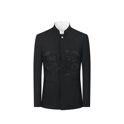 Men's Embroidered Tang Suit  #S8642