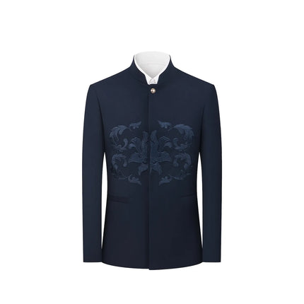 Men's Embroidered Tang Suit  #S8642