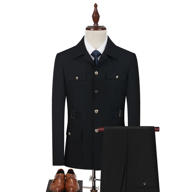 Men's Multi-pocket Suit  #S8641