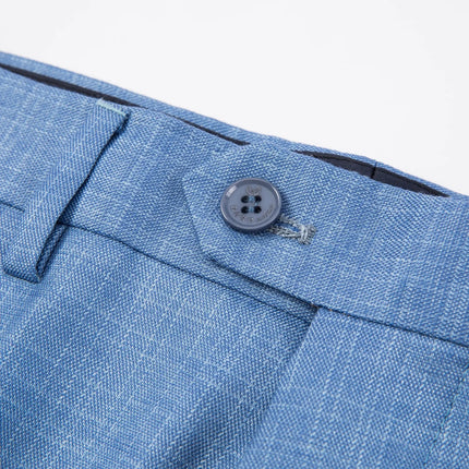Men's Blue Short Sleeve Suit  #S8638