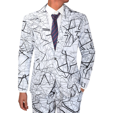Men's Colorful Paisley Suit #2TZ