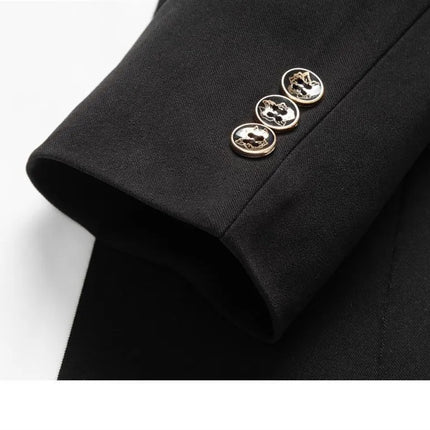 Men's 2 Piece White Contrast Party Suit #S8604 - Suits | Gray / XS