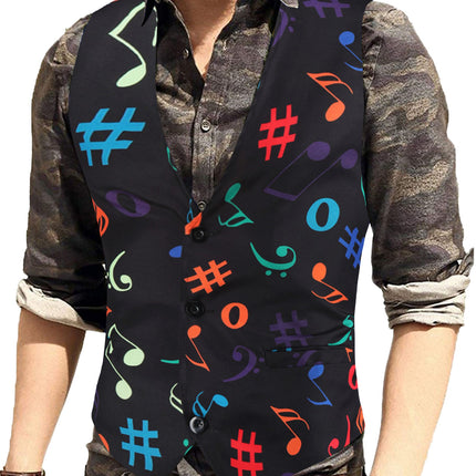 Men's Colorful Vest #MJ - Vests | Color1 / M