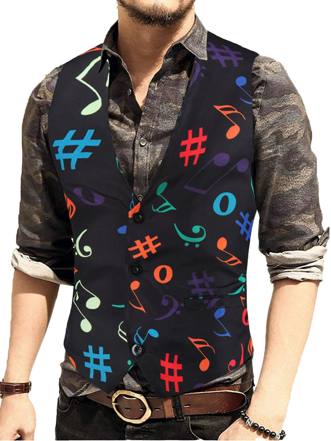 Men's Colorful Vest #MJ - Vests | Color1 / M
