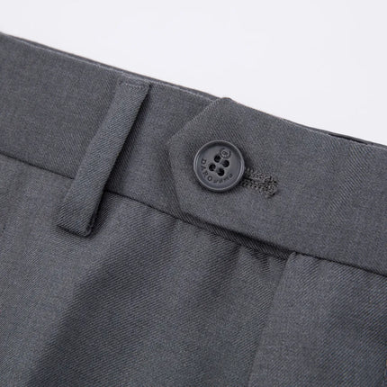 Men's Grey Multi-pocket Short-sleeved Suit  #S8639