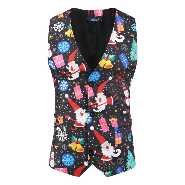 Men's Christmas Party Vest Suit #2TZMK27