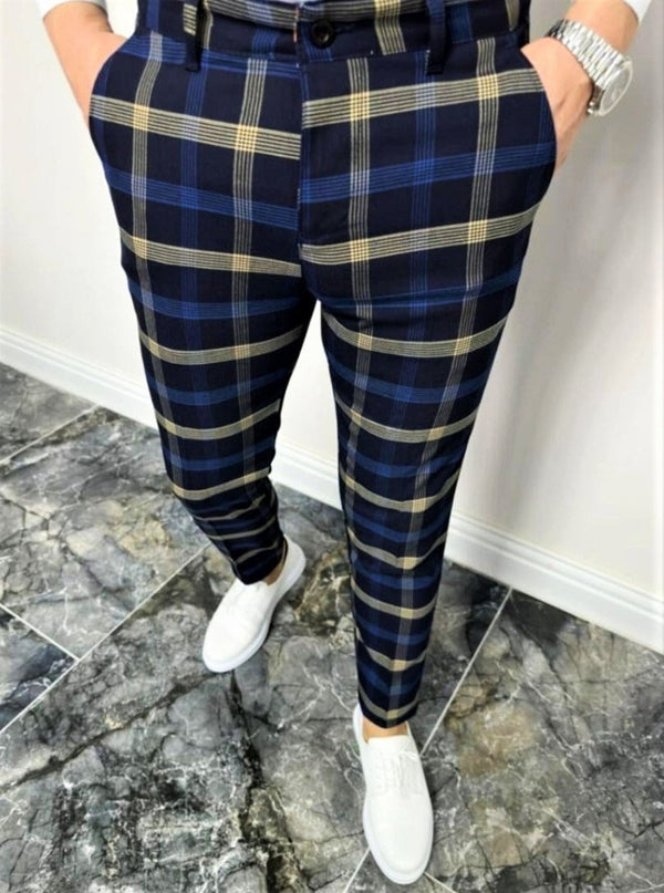 Men’s Timeless Check Pants #XK6021