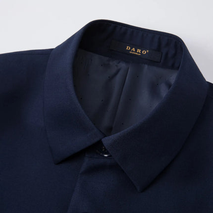 Men's Navy Short Sleeve Suit  #S8640