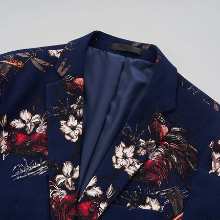 Men's Countryside Charm Blazer #S8331 - Blazers | Navy Blue / XS