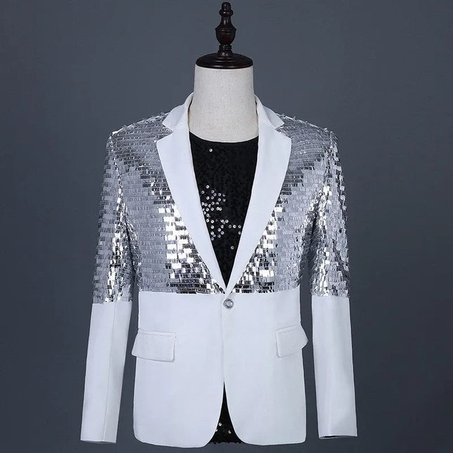 Men's Formal Sequins Blazer #S7028