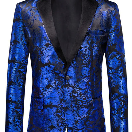 Men's Gold-stamped Blazer #250612201 - Blazers | Blue / S