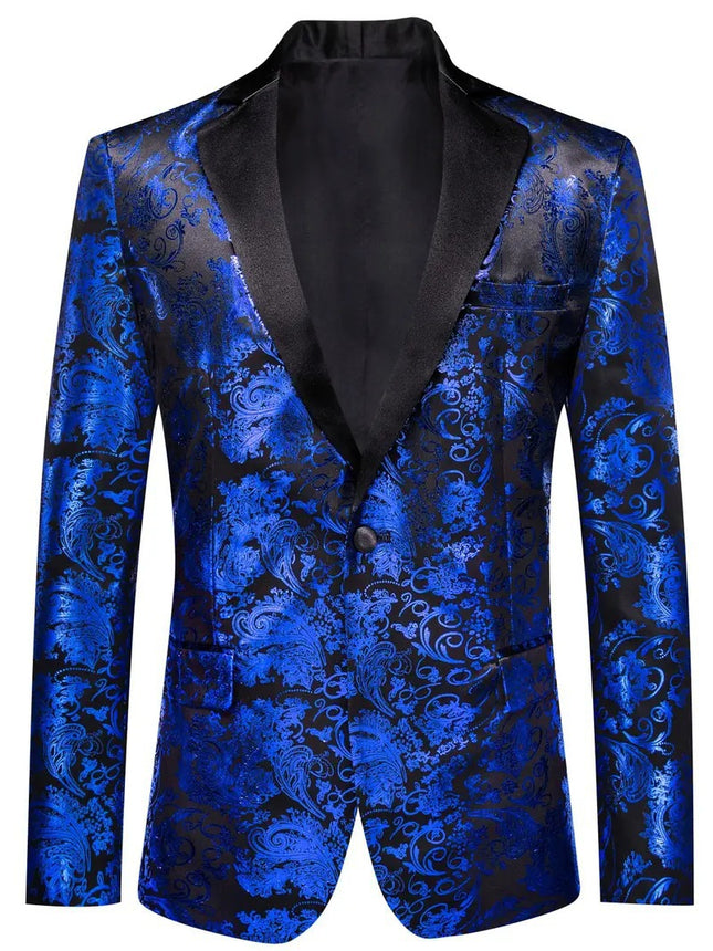 Men's Gold-stamped Blazer #250612201 - Blazers | Blue / S