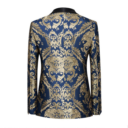 Men's Baroque Splendor Tuxedo #S8597 - Blazers | Blue / XS