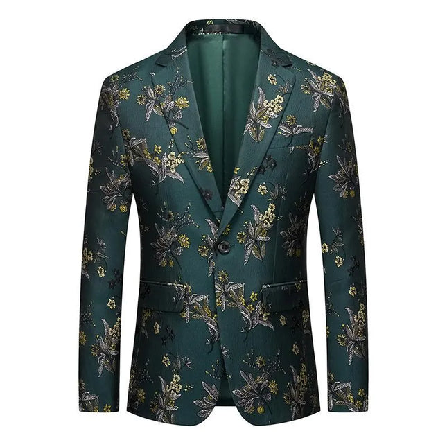 Men's Forest Green Blazer #S8310 - Blazers | Green / XS