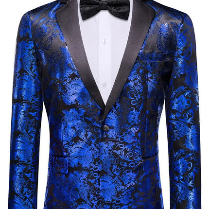 Men's Gold-stamped Blazer #250612201 - Blazers | Blue / S