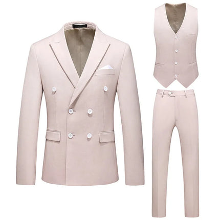 Men's 3 Piece Wedding Suit  #K8129