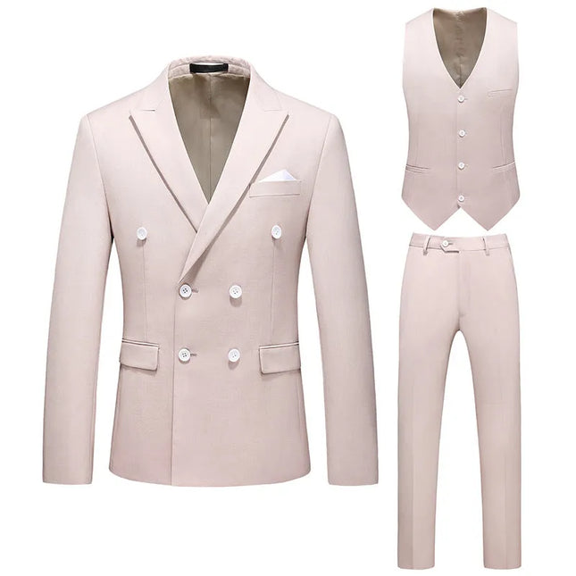 Men's 3 Piece Wedding Suit  #K8129