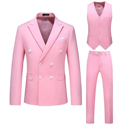 Men's 3 Piece Wedding Suit  #K8129