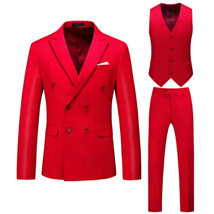 Men's 3 Piece Wedding Suit  #K8129